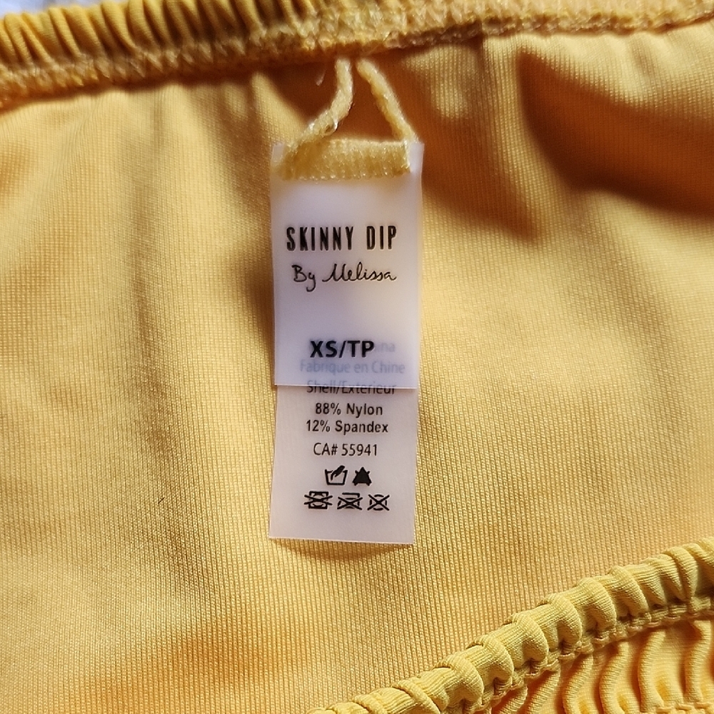 Yellow Textured Bikini Set - Picture 5 of 5